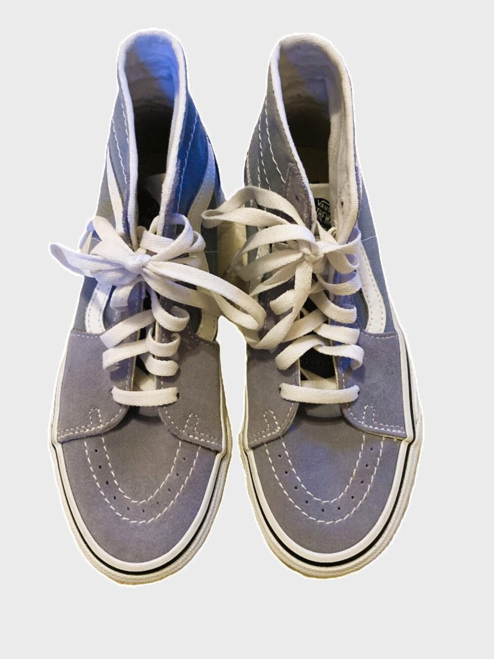 Vans Original Baby blue Suede Sk8-Hi Top Sneaker